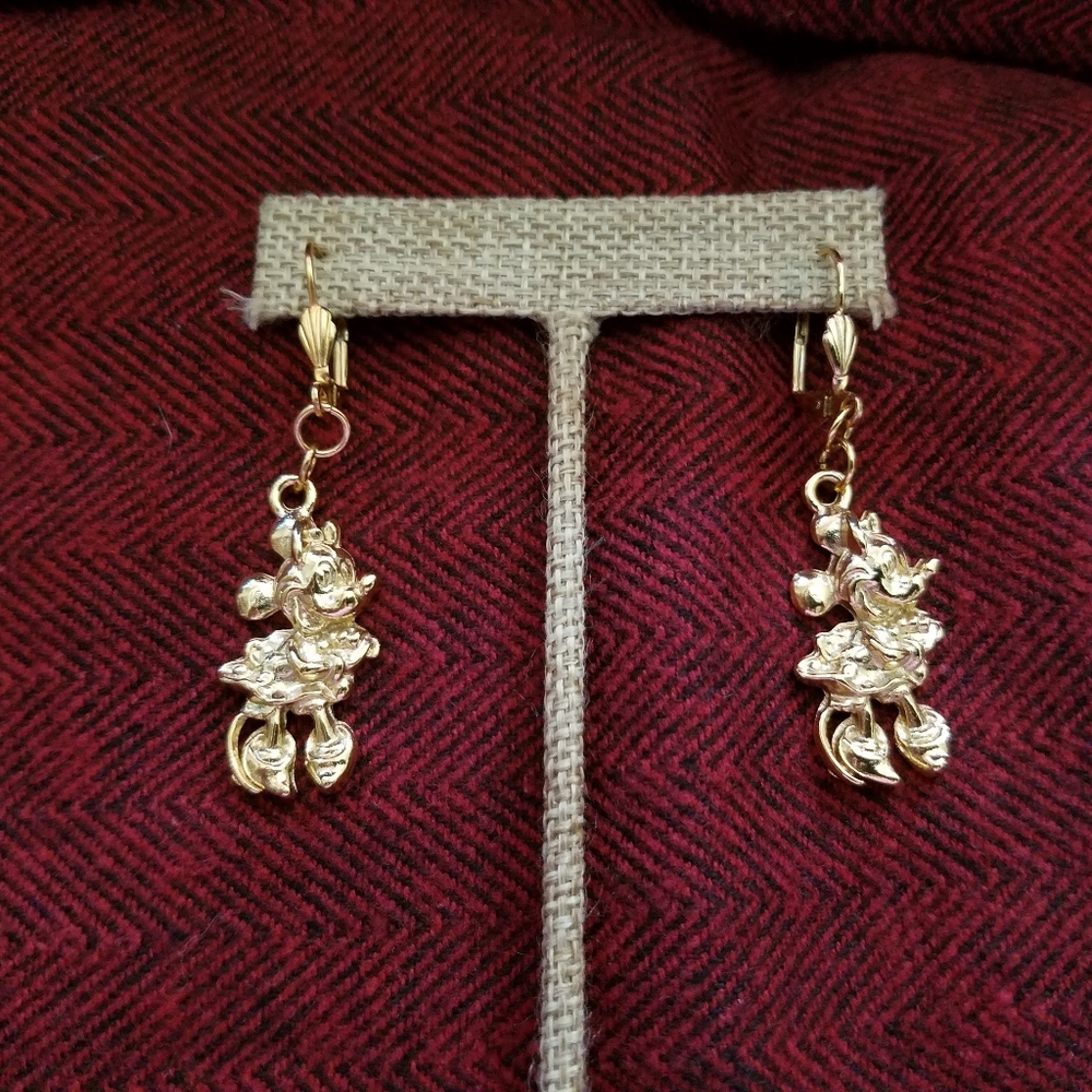 Minnie Mouse Earrings NWOT